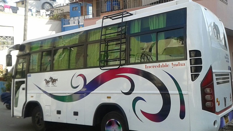 21 Seater Bus hire bangalore